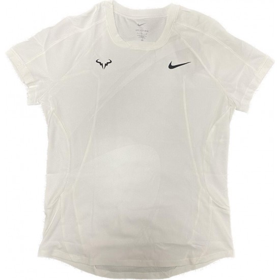 CAMISETA NIKE DRI-FIT RAFA NADAL - BRANCO/PRETO